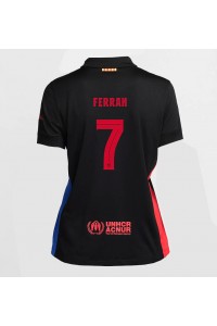 Barcelona Ferran Torres #7 Fotballdrakt Borte Klær Dame 2024-25 Korte ermer